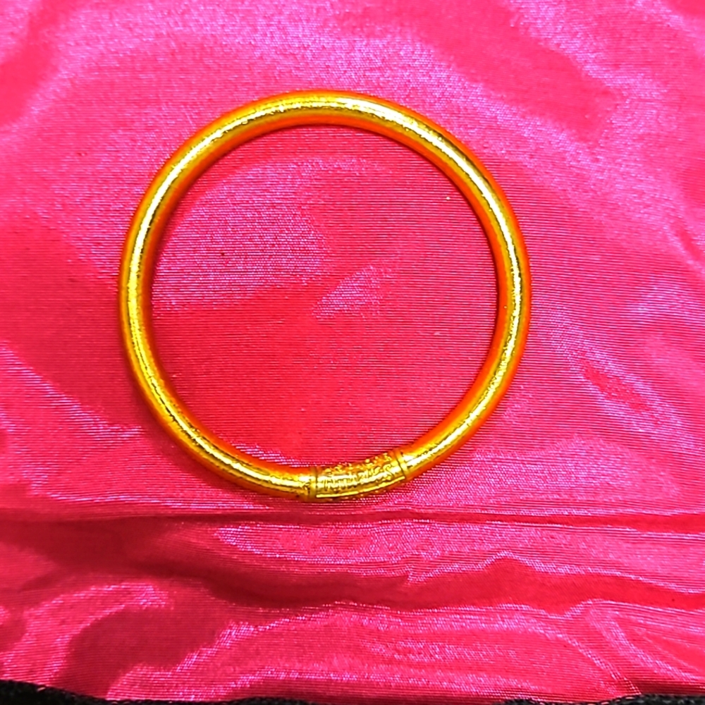 Single SMALL BuDhaGirl GOLD All Weather Bangle